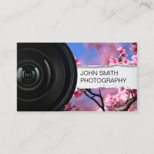 Tarjeta de visita de encargo de la fotografía del