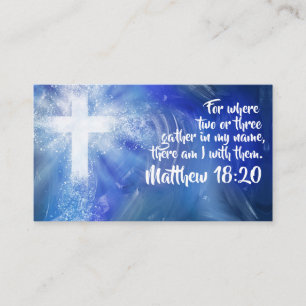 Tarjeta de visita de encargo de la iglesia