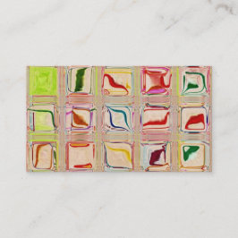 Tarjeta de visita de encargo del mosaico de