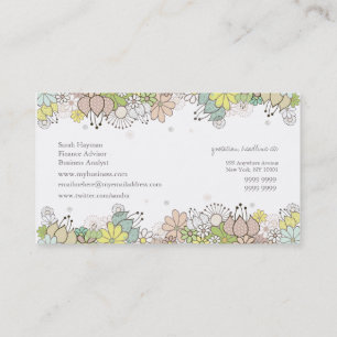 Tarjeta de visita de encargo elegante de los