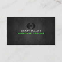 Tarjeta de visita de entrenador personal