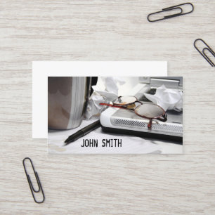 Tarjeta de visita de escritorio