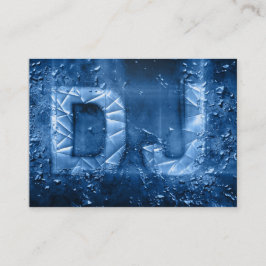 Tarjeta de visita de estallido azul profesional