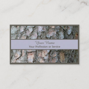 Tarjeta de visita de estilo de madera 100% natural