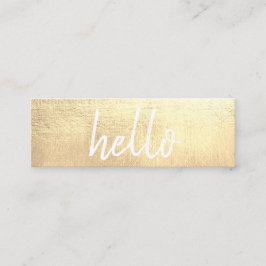 Tarjeta de visita de EventPlanner del oro elegante