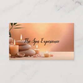 TARJETA DE VISITA DE EXPERIENCIA DE SPA