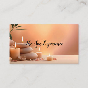 TARJETA DE VISITA DE EXPERIENCIA DE SPA