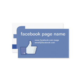 Tarjeta de visita de Facebook CC0059