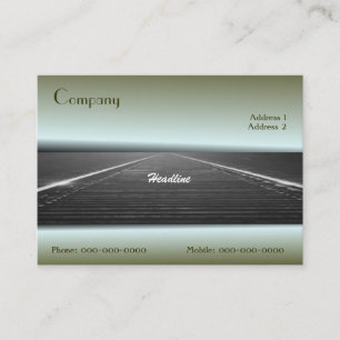 Tarjeta de visita de ferrocarril