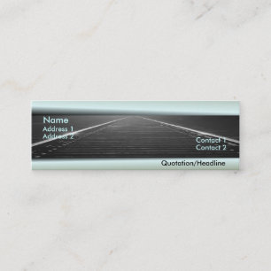 Tarjeta de visita de ferrocarril