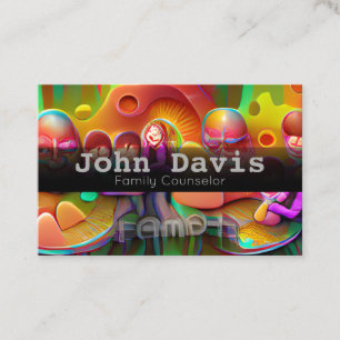 tarjeta de visita de fiesta Planner