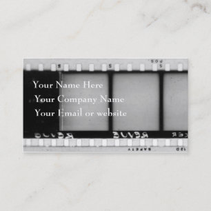 Tarjeta de visita de Filmstrip del vintage II