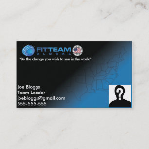 Tarjeta de visita de FitTeam