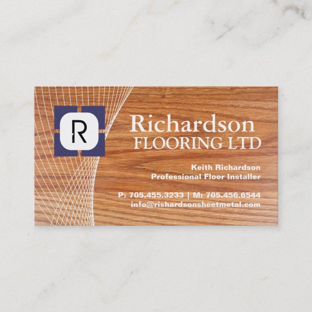 TARJETA DE VISITA DE FLOORING COMPANY (Anverso)