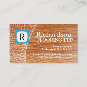 TARJETA DE VISITA DE FLOORING COMPANY