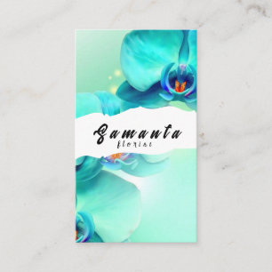 Tarjeta de visita de floristería