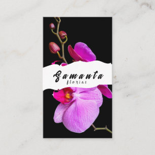 Tarjeta de visita de floristería