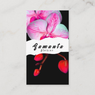 Tarjeta de visita de floristería