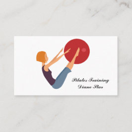 Tarjeta de visita de formación de Pilates