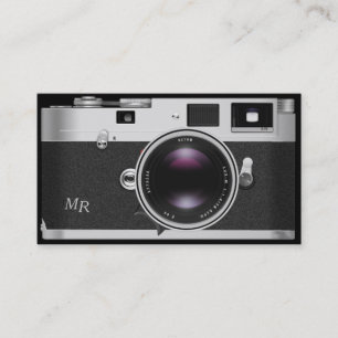 Tarjeta de visita de fotografía