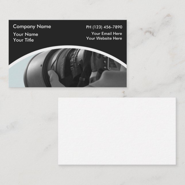 Tarjeta de visita de fotografía (Anverso / Reverso)
