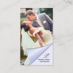 Tarjeta de visita de fotografía