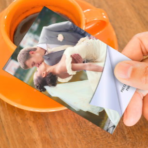Tarjeta de visita de fotografía