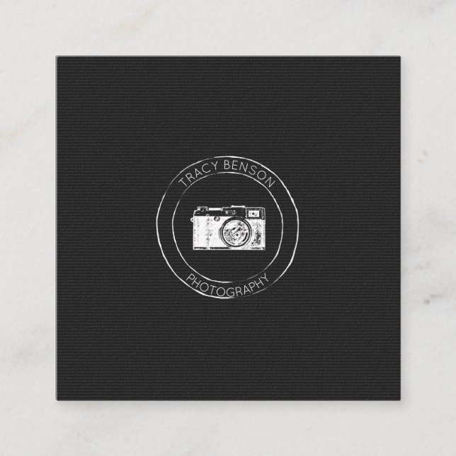 Tarjeta de visita de fotografía (Anverso)