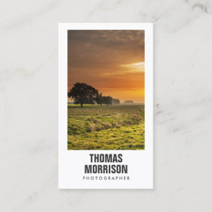 Tarjeta de visita de fotógrafo Personalizado