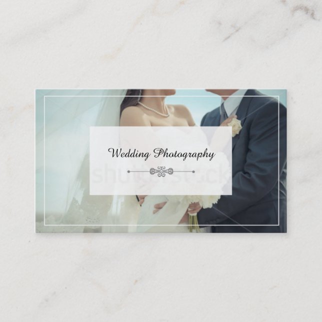tarjeta de visita de fotógrafos bodas (Anverso)