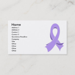 Tarjeta de visita de general Cancer Ribbon