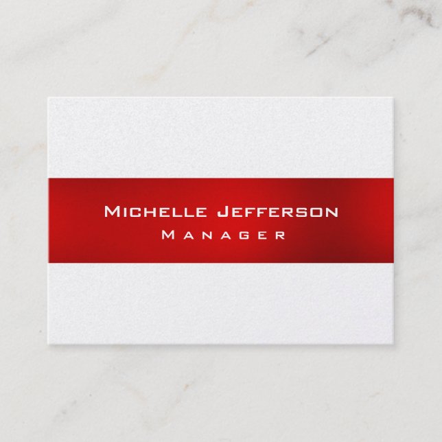 Tarjeta de visita de Gestor de Chubby Único de Pea (Anverso)