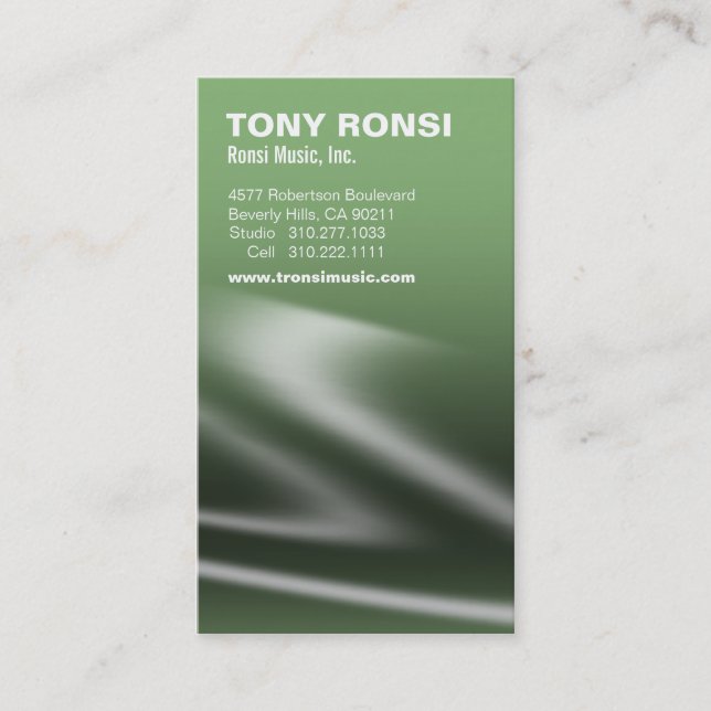 Tarjeta de visita de Glacé (sauce) (Anverso)