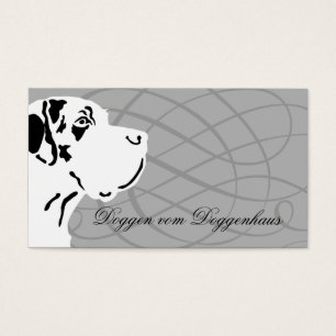 Tarjeta de visita de Gran Danés