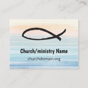 Tarjeta de visita de gran tamaño para la iglesia 