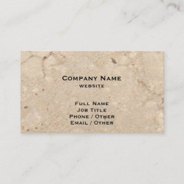 Tarjeta de visita de granito Beige