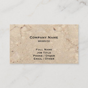 Tarjeta de visita de granito Beige