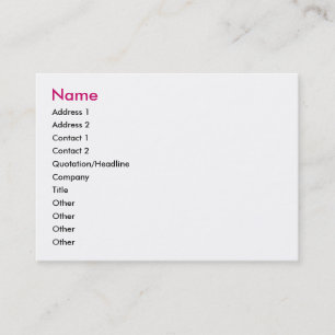 Tarjeta de visita de hadas del mensaje