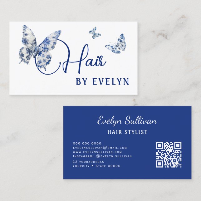 Tarjeta de visita de Hair Hair (Anverso / Reverso)