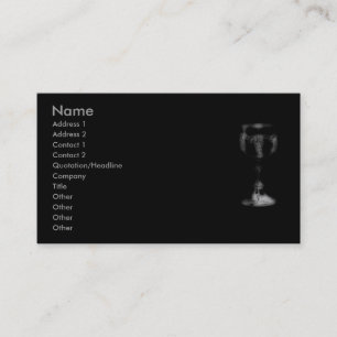 Tarjeta de visita de Holy Grail