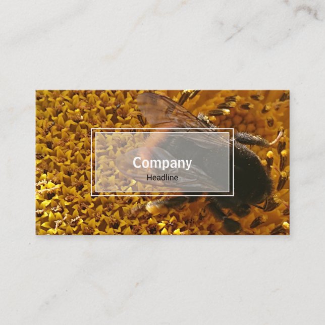 Tarjeta de visita de honeybee (Anverso)