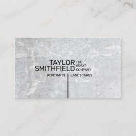 Tarjeta de visita de hormigón geométrica moderna