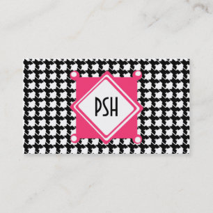Tarjeta de visita de Houndstooth