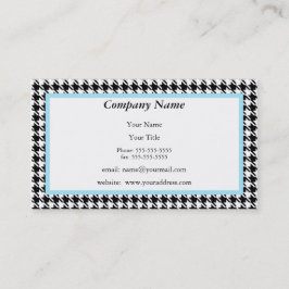 Tarjeta de visita de Houndstooth