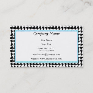Tarjeta de visita de Houndstooth