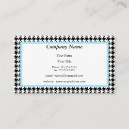 Tarjeta de visita de Houndstooth