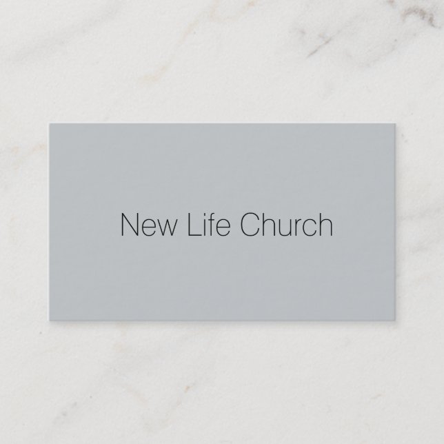 tarjeta de visita de iglesia (Anverso)