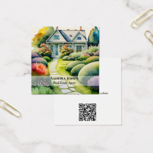 Tarjeta de visita de Inmobiliaria acuática 2