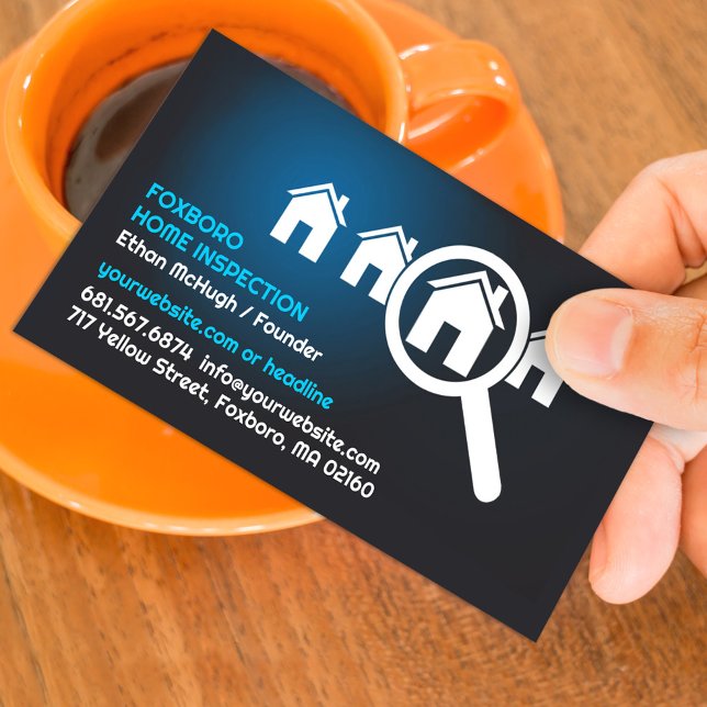 Tarjeta de visita de inspección residencial (Subido por el creador)