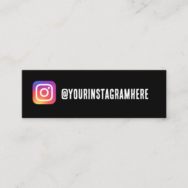 tarjeta de visita de instagram (Anverso)